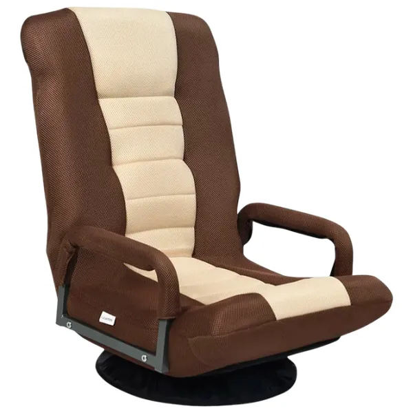 Fotoliu de birou Costway HW65937BN Pânză/ Brown Beige photo 1