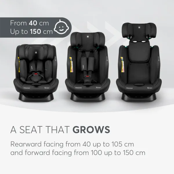 Детское автокресло Kikka Boo i-Explore 2  0 месяцев - 12 лет / 36 кг / Черный photo 6
