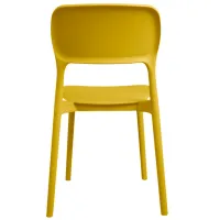 Scaun de bar DecoPrim DODO Polipropilenă/ Yellow Yellow photo 3