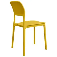 Scaun de bar DecoPrim DODO Polipropilenă/ Yellow Yellow photo 5
