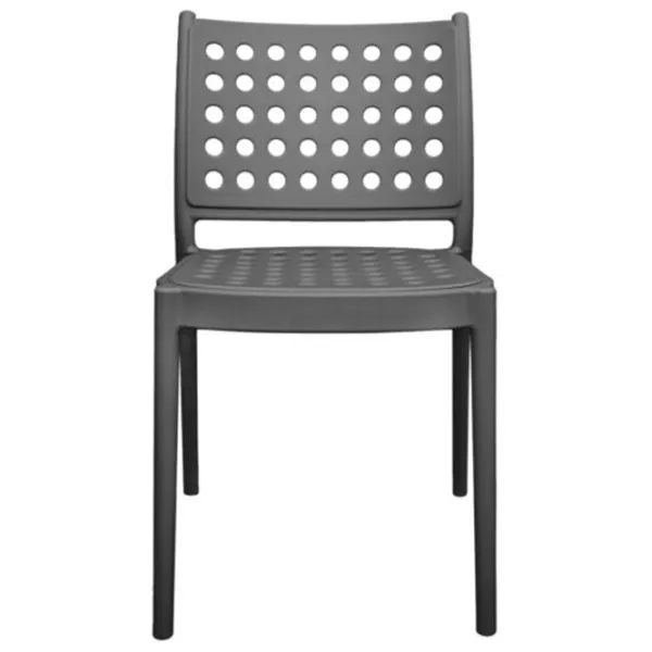 Барный стул DecoPrim Eros  Полипропилен/ Серый Серый photo 2