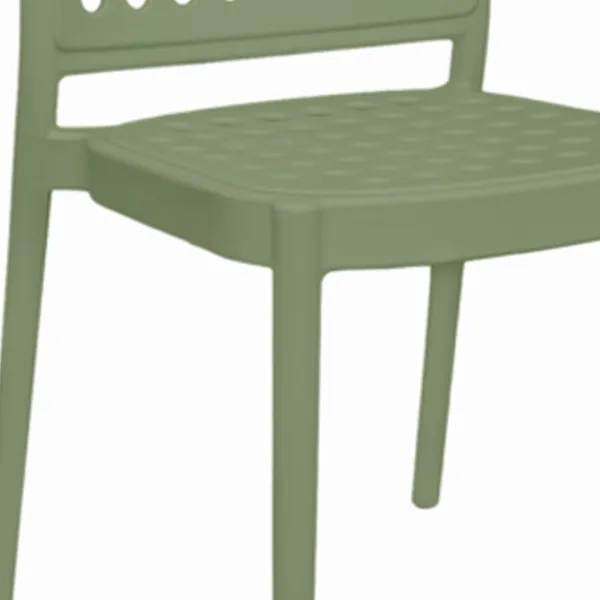 Барный стул DecoPrim Eros  Полипропилен/ Зеленый Зелёный photo 2