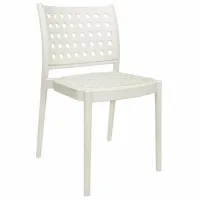 Барный стул DecoPrim Eros  Полипропилен/ Белый White