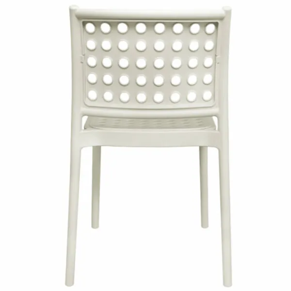 Барный стул DecoPrim Eros  Полипропилен/ Белый White photo 5