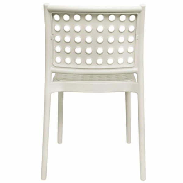 Барный стул DecoPrim Eros  Полипропилен/ Белый White photo 5