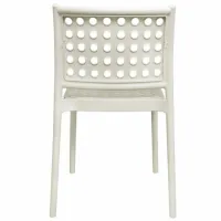 Scaun de bar DecoPrim Eros Polipropilenă/ White White photo 5