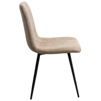 Scaun de bucătărie DecoPrim Stav Stofă/ Beige Black photo 2