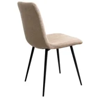 Scaun de bucătărie DecoPrim Stav Stofă/ Beige Black photo 4