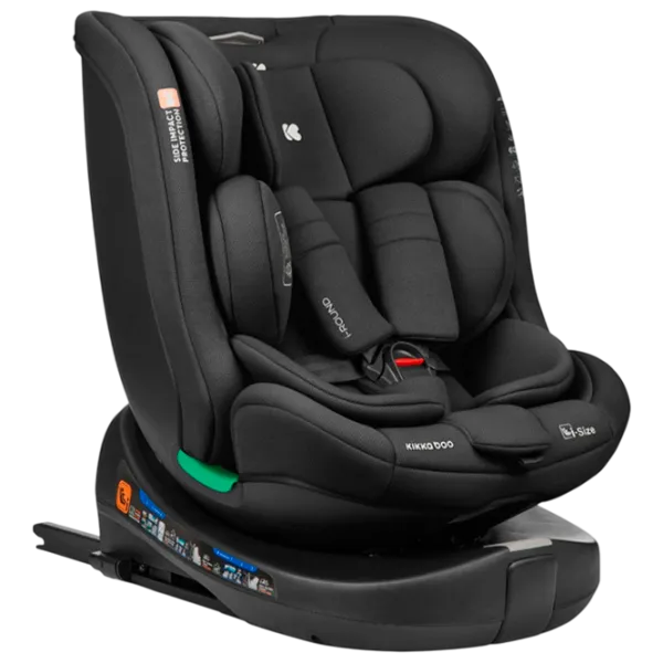 Детское автокресло Kikka Boo i-Round  0 месяцев - 12 лет / 36 кг / Черный photo 1