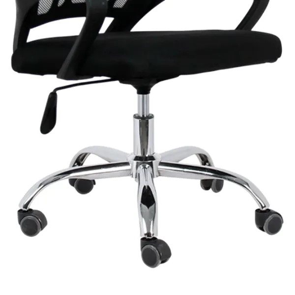 Fotoliu de birou Xenos Sofia 2.0 Plasă/ Black Silver photo 4