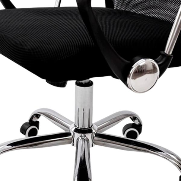 Fotoliu de birou Xenos Praha 2.0 Textil/ Black Silver photo 3