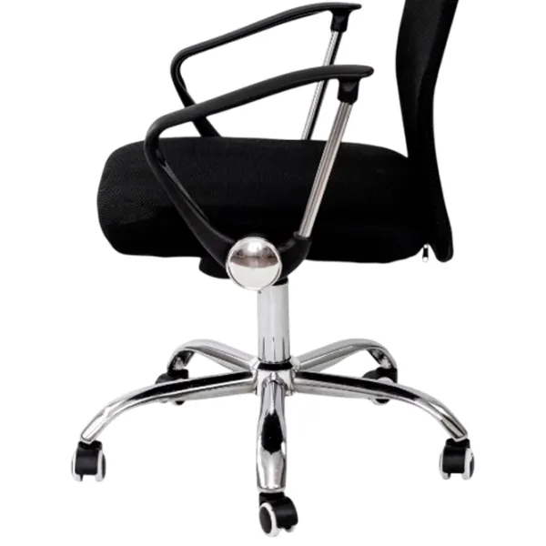 Fotoliu de birou Xenos Praha 2.0 Textil/ Black Silver photo 4