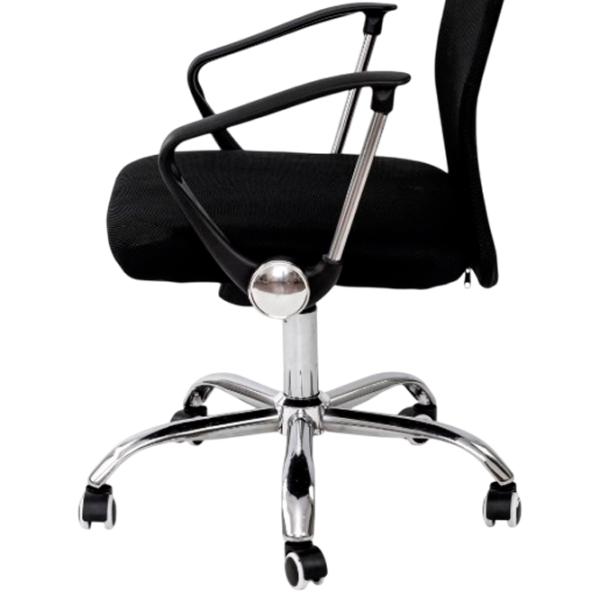 Fotoliu de birou Xenos Praha 2.0 Textil/ Black Silver photo 4