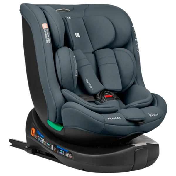 Детское автокресло Kikka Boo i-Round  0 месяцев - 12 лет / 36 кг / Тёмно-серый photo 1