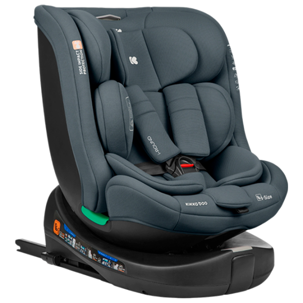 Детское автокресло Kikka Boo i-Round  0 месяцев - 12 лет / 36 кг / Тёмно-серый photo 1