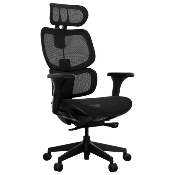 Fotoliu de birou SENSE7 Nobu Plasă/ Black  photo 1