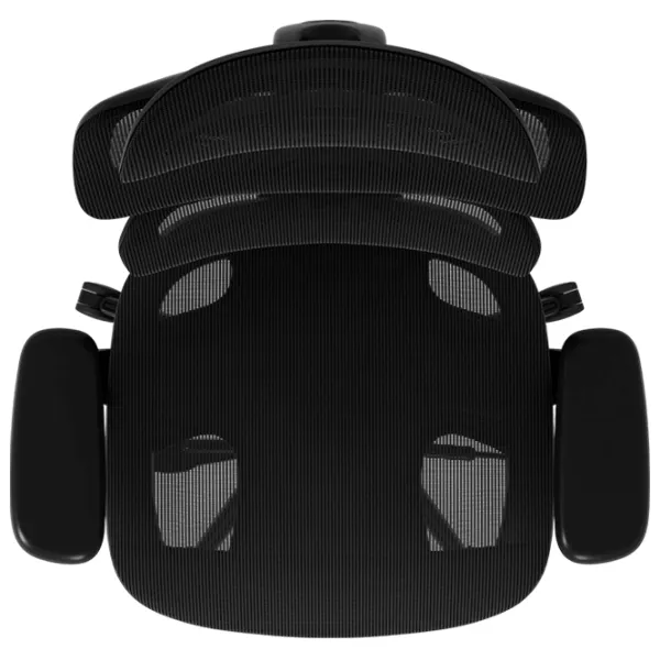 Fotoliu de birou SENSE7 Nobu Plasă/ Black  photo 9