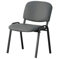 Scaun de birou Xenos Maya Piele artificială/ Gray Black