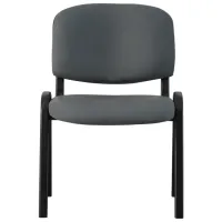 Scaun de birou Xenos Maya Piele artificială/ Gray Black photo 2