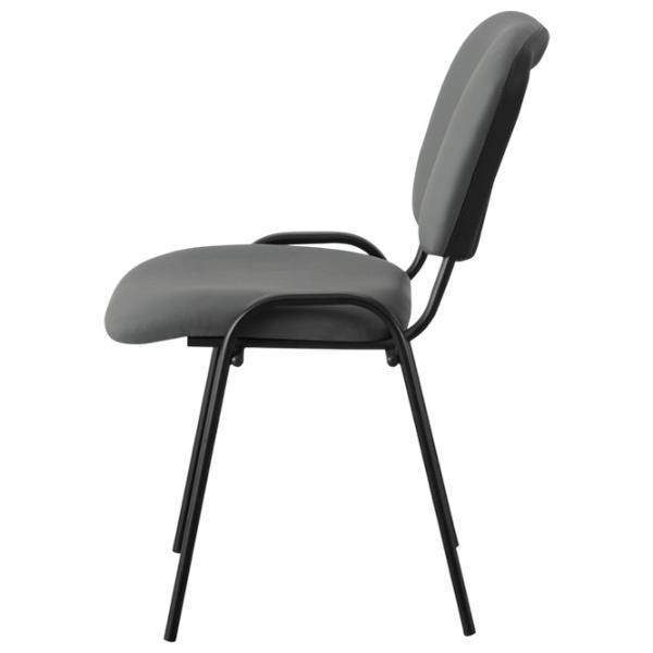 Scaun de birou Xenos Maya Piele artificială/ Gray Black photo 3