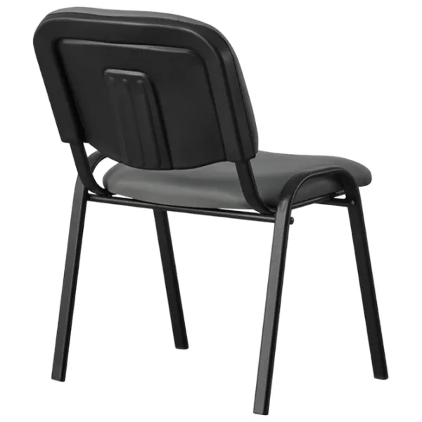 Scaun de birou Xenos Maya Piele artificială/ Gray Black photo 4