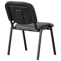 Scaun de birou Xenos Maya Piele artificială/ Gray Black photo 4