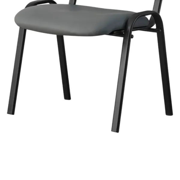 Scaun de birou Xenos Maya Piele artificială/ Gray Black photo 5