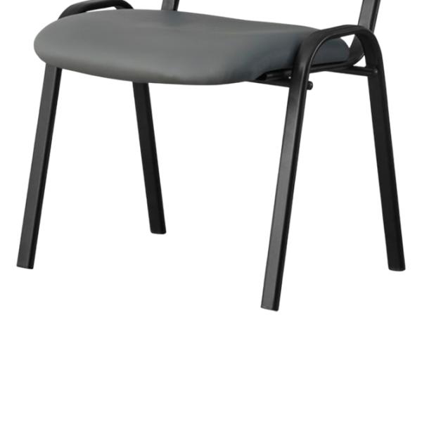 Scaun de birou Xenos Maya Piele artificială/ Gray Black photo 5