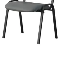 Scaun de birou Xenos Maya Piele artificială/ Gray Black photo 5