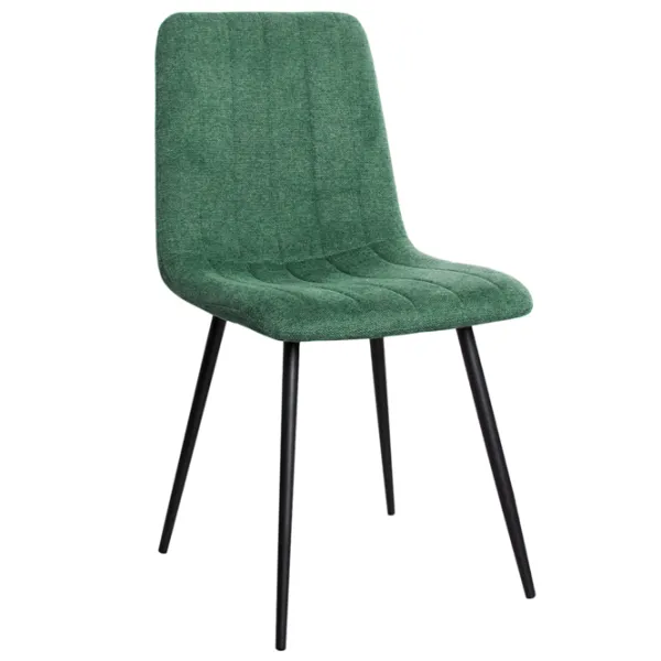Кухонный стул DecoPrim Stav Ткань/ Зеленый Черный photo 1