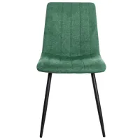 Scaun de bucătărie DecoPrim Stav Stofă/ Green Black photo 3