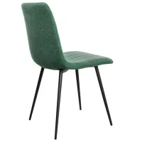 Scaun de bucătărie DecoPrim Stav Stofă/ Green Black photo 4