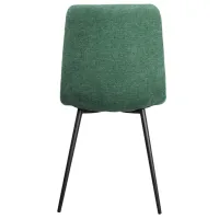 Scaun de bucătărie DecoPrim Stav Stofă/ Green Black photo 5