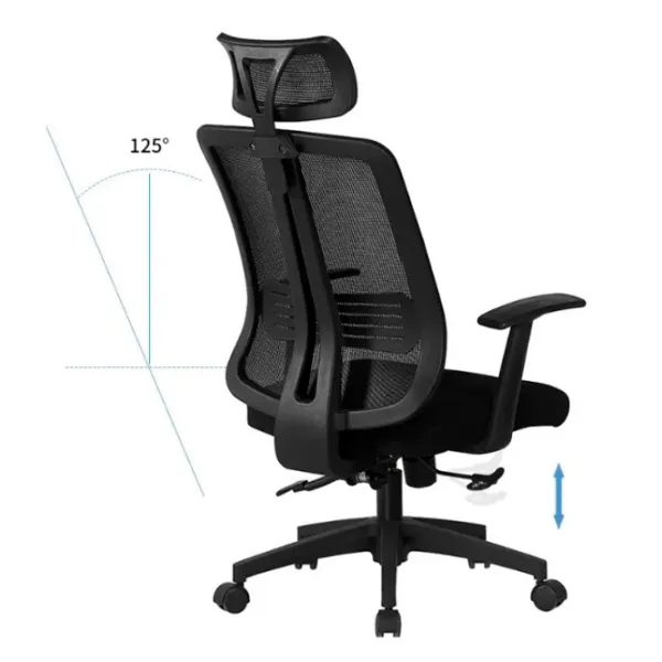 Fotoliu de birou Xenos Madrid 2.0 Plasă/ Black  photo 4