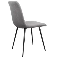 Scaun de bucătărie DecoPrim Stav Stofă/ Gray Black photo 5