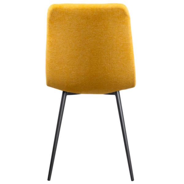 Кухонный стул DecoPrim Stav Ткань/ Желтый Черный photo 5