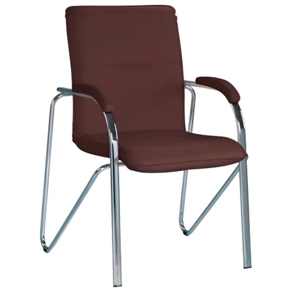 Scaun de birou DecoPrim SAMBA V-3 Spumă poliuretanică/ Brown Silver photo 1