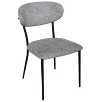 Scaun de bucătărie DecoPrim Angus Stofă/ Dark Gray Black