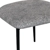 Scaun de bucătărie DecoPrim Angus Stofă/ Dark Gray Black photo 3