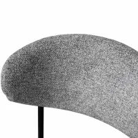 Scaun de bucătărie DecoPrim Angus Stofă/ Dark Gray Black photo 5