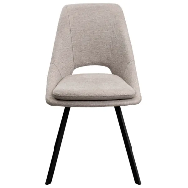 Кухонный стул DecoPrim Isla Ткань/ Бежевый Черный photo 3