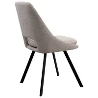 Scaun de bucătărie DecoPrim Isla Stofă/ Beige Black photo 4