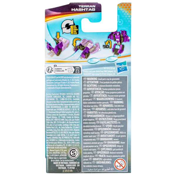 Фигурка Transformers Terran Hashtag Earth Spark 4+ / Пурпурный photo 4