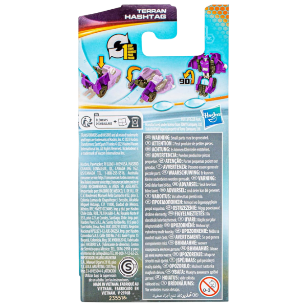 Фигурка Transformers Terran Hashtag Earth Spark 4+ / Пурпурный photo 4