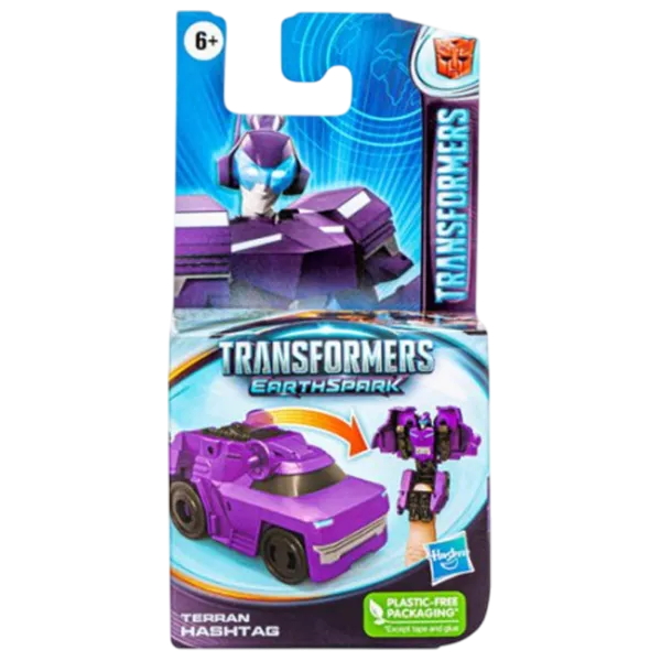 Фигурка Transformers Terran Hashtag Earth Spark 4+ / Пурпурный photo 5