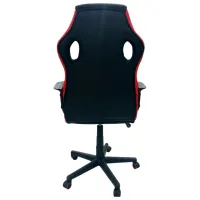 Офисное кресло Magnus CH TORO 9502M ЭКО Кожа/ Чёрный Красный photo 4
