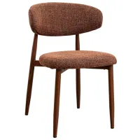 Scaun de bucătărie DecoPrim Meridian  Stofă/ Brown Brown