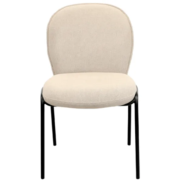 Кухонный стул DecoPrim Nanco Ткань/ Бежевый Черный photo 3 Кухонный стул DecoPrim Nanco Ткань/ Бежевый Черный photo 3