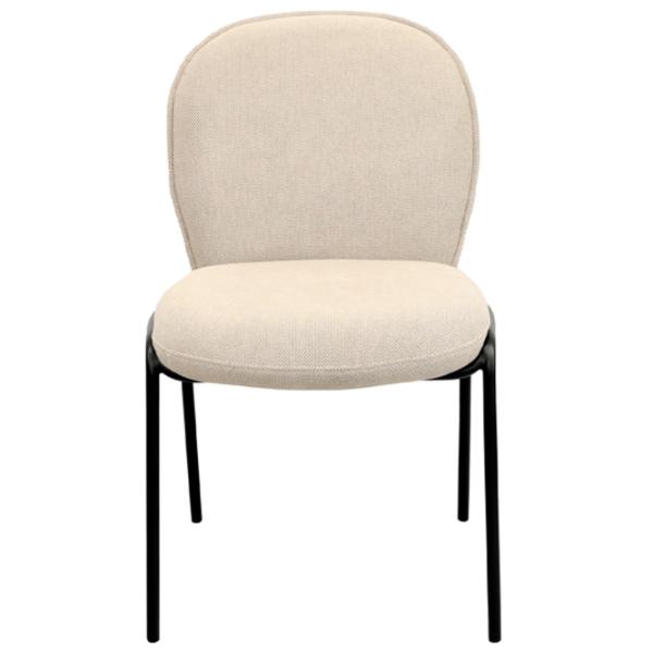 Кухонный стул DecoPrim Nanco Ткань/ Бежевый Черный photo 3 Кухонный стул DecoPrim Nanco Ткань/ Бежевый Черный photo 3