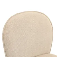 Scaun de bucătărie DecoPrim Nanco Stofă/ Beige Black photo 6